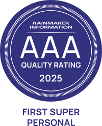 AAA Quality Rating logo for the First Super Personal